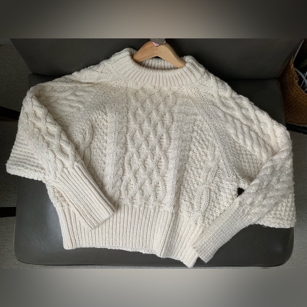 H&M cable-knit sweater